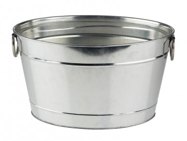 Nádoba nápoje TIN 40 x 28 cm, výška: 22 cm, 11 l kov, pozinkovaný, PVC