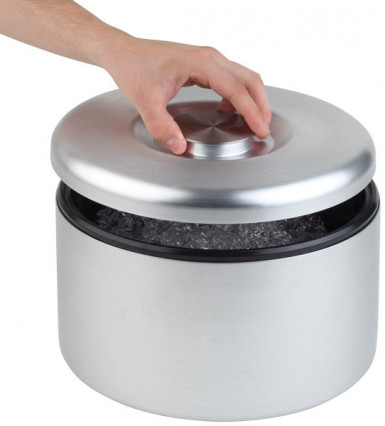Nádoba - box ľad ARCTIC Ø 27 cm, výška: 20 cm, 8 l eloxovaný hliník
