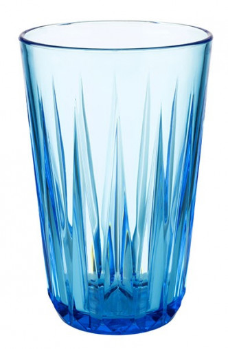 Pohár CRYSTAL Ø 8 cm, výška: 12,5 cm, 0,3 l Tritan, farba modrá