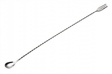 Lyžica/ vidlička barová špirála dĺžka:50 cm nerez