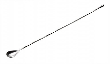 Barová lyžica špirála dĺžka:40cm nerez