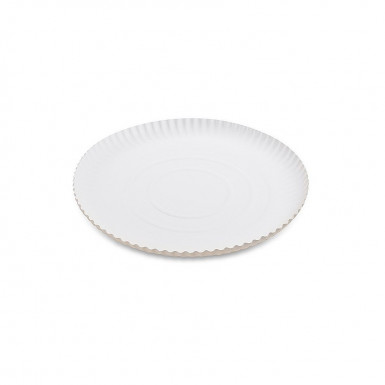 Papierový tanier hlboký biely Ø24cm [50 ks]
