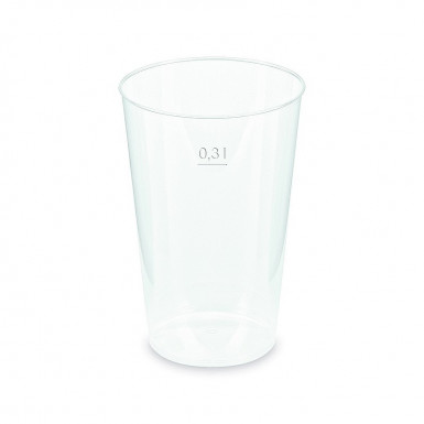 Pohár vratný (PP) opakovane použiteľný extra-silný Ø80mm 0,3L [15 ks]