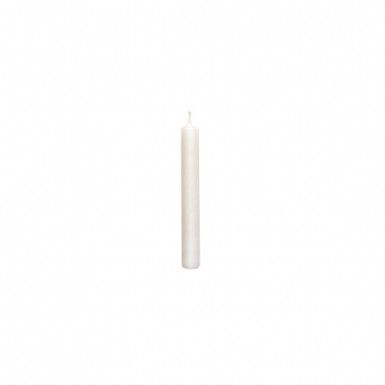 Sviečka do lampiónov, 100 mm, biela [6 ks]