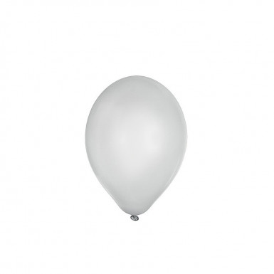 Nafukovací balónik biely Ø25cm `M` [10 ks]