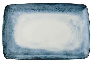 Podnos hranatý 35x22 cm Shade Sea, porcelán