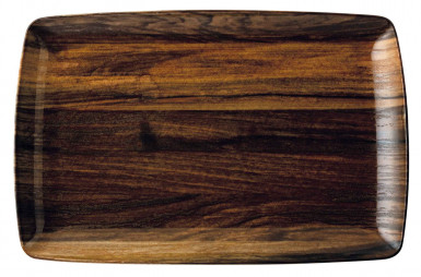Podnos hranatý 35x22 cm Wood Essence, porcelán