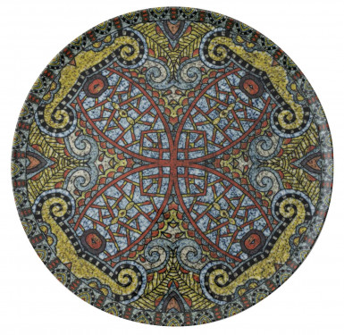 Tanier plytký 32 cm Mandala A, porcelán