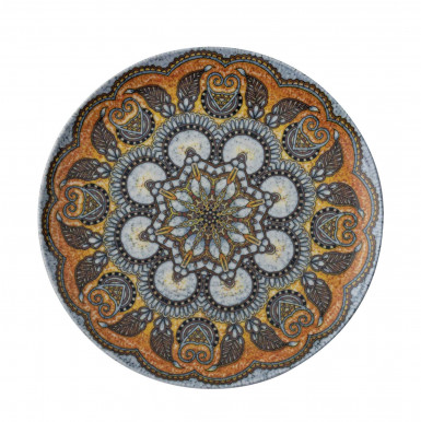 Tanier plytký 20 cm Mandala B, porcelán