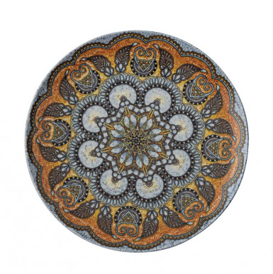 Tanier plytký 20 cm Mandala B, porcelán