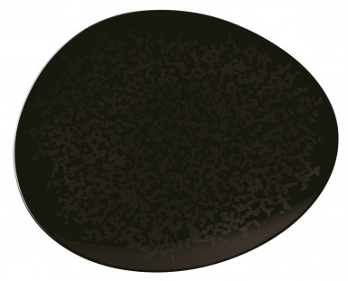 Tanier plytký oválny 31,5x26 cm Eclipse Night, porcelán