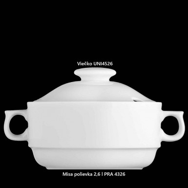 Misa PRAHA 2,6 l polievka biela
