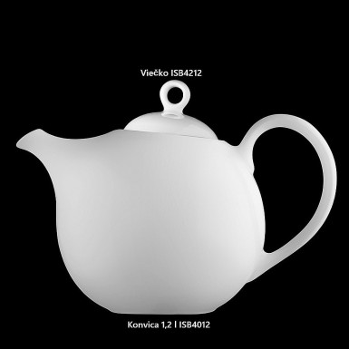 Konvica ISABELLE COUP 1,7 lt káva/čaj, farba biela