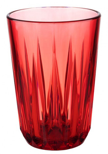 Pohár CRYSTAL Ø 7 cm, výška: 9,5 cm, 0,15 l Tritan farba červená