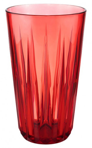 Pohár CRYSTAL Ø 9 cm, výška: 15,5 cm, 0,5 l Tritan farba červená