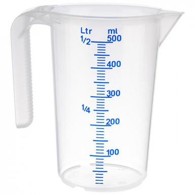 Odmerka Ø 7cm, výška:12cm, 0,25ltr polypropylén