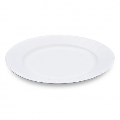 Papierový tanier (FSC Mix) biely Ø28cm [50 ks]