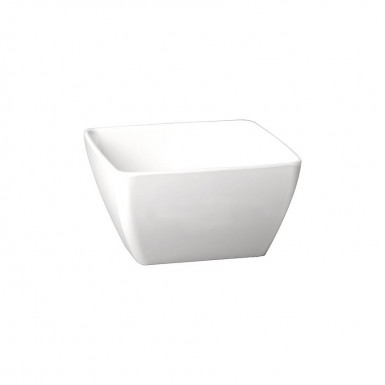 Miska FRIENDLY 19  x 19 cm, výška: 9 cm PET, farba biela 1,5 l recyklovaný materiál