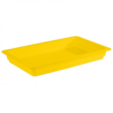 Gastronádoba GN 1/2 32,5  x 26,5 cm, hĺbka: 6 cm porcelán, farba žltá tepelne odolné do 220°C 3,4 l