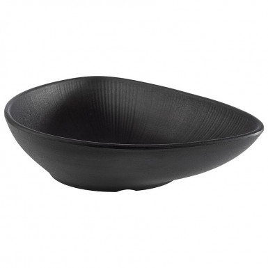Tanier NERO 28 x 22 cm, výška: 7 cm, 1 l melamin, farba čierna