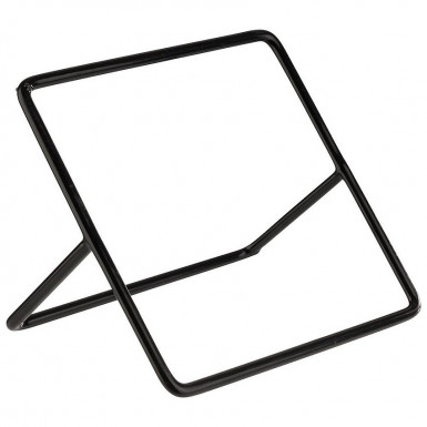 Stojan SQUARE 12  x 12 cm, výška: 7 cm kov, PVC, s čiernym protisklzovým gumovým poťahom