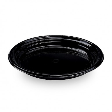 Tanier (PP) Reware Dinner opakovane použiteľný čierny Ø22cm [12 ks]