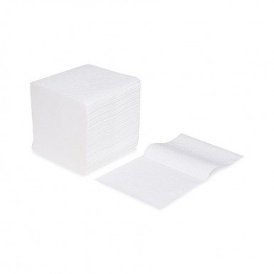 Toaletný papier (FSC Mix) skladaný 2vrstvý biely 10,5 x 21 cm [9000 ks]