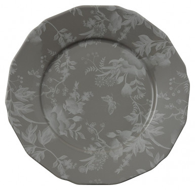 Tanier plytký 28,5 cm Garden Glamour Grey, porcelán