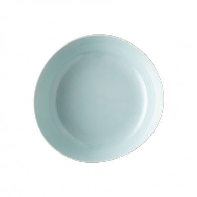 Tanier hlboký Junto Opal Green 25 cm porcelán zelený, relief zo spodu