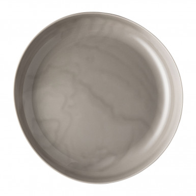 Tanier hlboký Junto Pearl Grey 33 cm porcelán perleťovo sivý