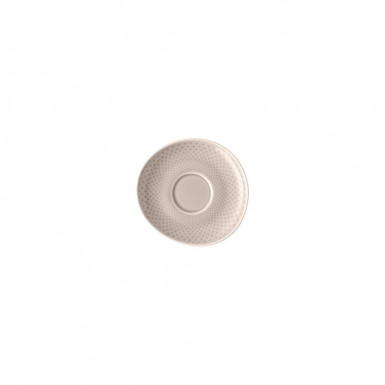 Podšálka espresso Junto Soft Shell 11 cm porcelán béžovo ružový