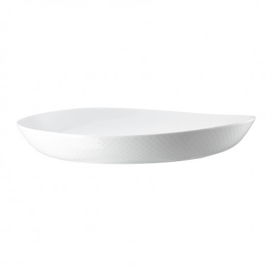 Tanier hlboký Junto biely 33 cm porcelán biely