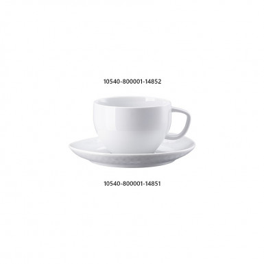 Šálka cappuccino Junto 0,4 lt porcelán biely