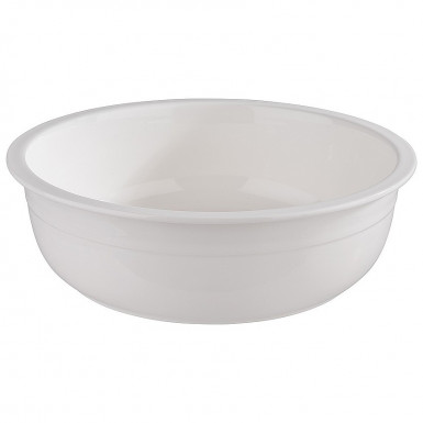 Nádoba porcelán Ø 29,5 cm, výška: 9 cm, 3 lt farba biela, k Chafing Dish 12330, 12335, 12336, 12337, 12338, 12339