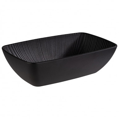 Gastronádoba NERO GN 1/4 26,5 x 66,5 cm, hĺbka: 7,5 cm, 1,5 l melamin, farba čierna