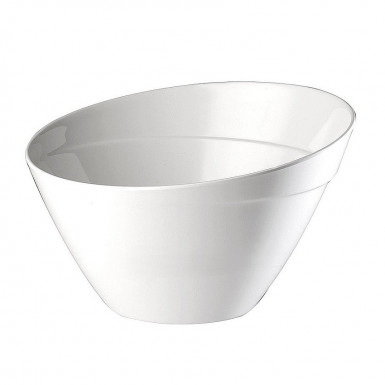 Miska FRIENDLY Ø 24,5 cm, výška: 15 cm, 2,5 l, PET farba biela, recyklovaný materiál