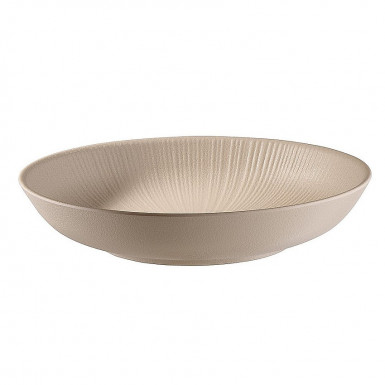 Miska NERO Ø 22,5 cm, výška: 4,5 cm, 0,8 l melamin, farba béžová