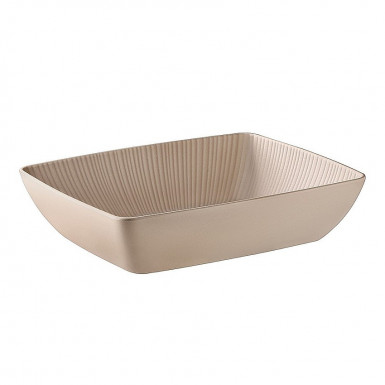 Gastronádoba NERO GN 1/2 32,5  x 26,5 cm, hĺbka: 7,5 cm, 3,5 l melamin, farba béžová