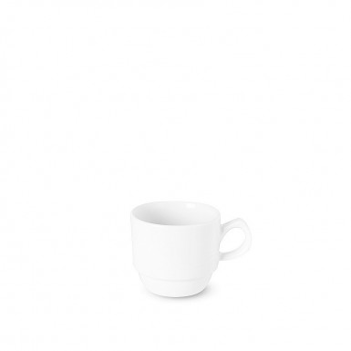 Šálka AQUA 11cl/6,4 cm, farba biela