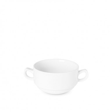 Šálka AQUA 0,35lt/10,3 cm polievka, farba biela