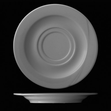 Podšálka ATLANTIS 19,5 cm, farba biela