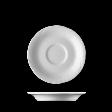 Podšálka DESIRÉE 12,5 cm biela