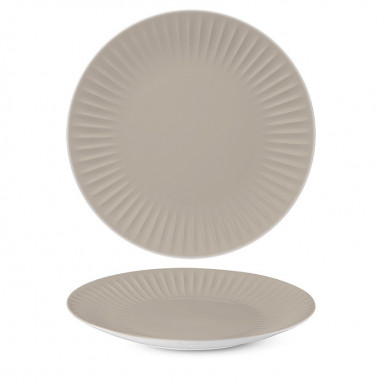 Tanier RIBBY Almond 30 cm plytký rúžový