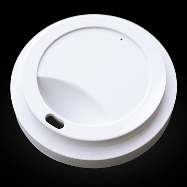Viečko DOUBLEWALL CUPS plastové  biele