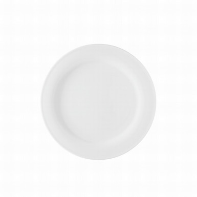 Tanier plytký 16 cm Uovo biely