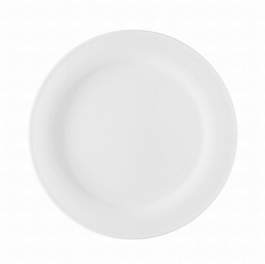 Tanier plytký 25 cm Uovo biely