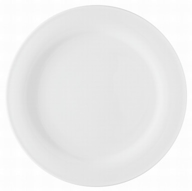 Tanier plytký 31 cm Uovo biely