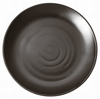 Tanier Ø 28 / 3 cm Thara melamín čierny