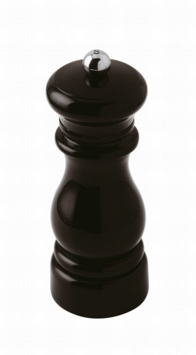 Mlynček na soľ 16 cm akryl lesklý čierny