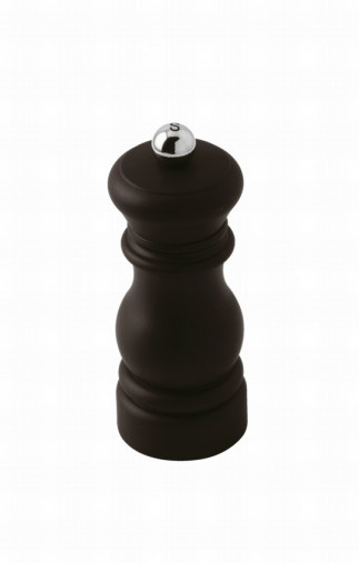 Mlynček na soľ 11,5 cm ABS matný čierny
